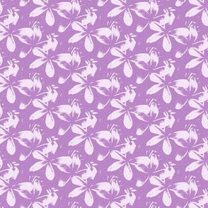 frangipani - lilac - small - painting effect