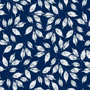 Leaves on Navy