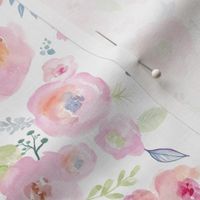 Pink Spring Watercolour Florals