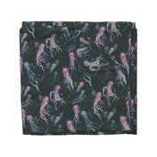 Black & Pink Jellyfish Large- Aquatic Haven Collection