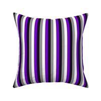 Asexual Pride Stripes 1/2 Inch