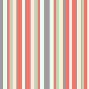 Polka Hearts Matching Stripes 