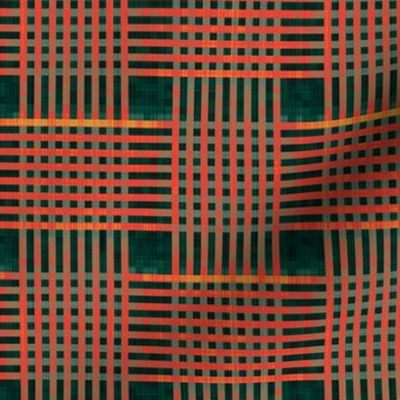 red-green-forest weave