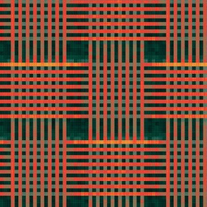red-green-forest weave