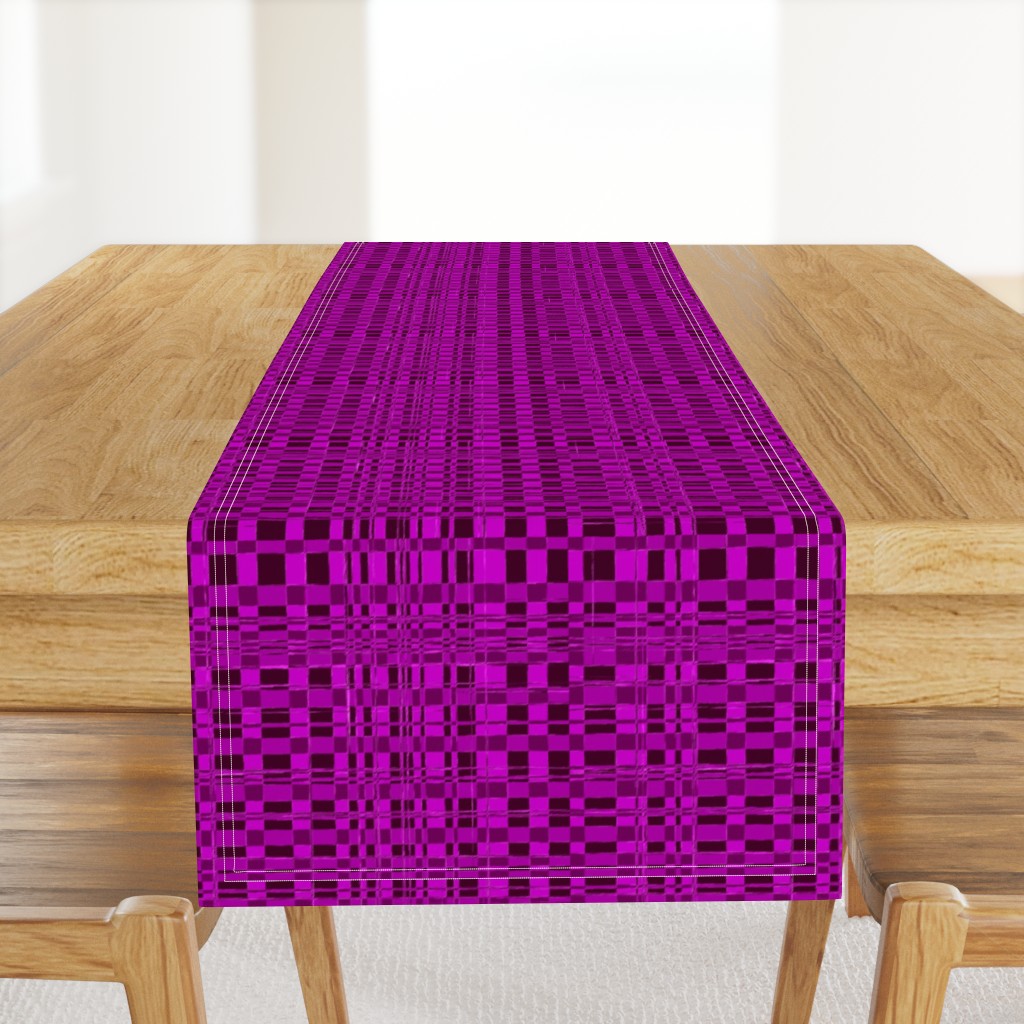 Digital Rattan Texture in Magenta and Purple