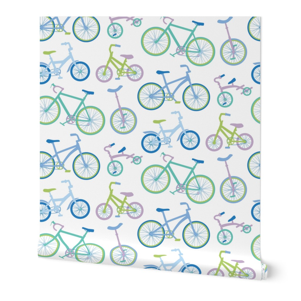 Bicycle Parade Blue