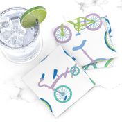 Bicycle Parade Blue