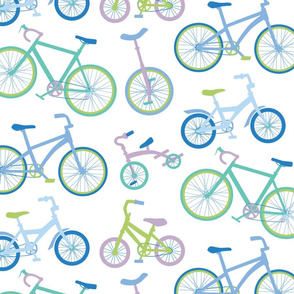 Bicycle Parade Blue