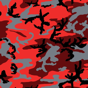 red digital camo wallpaper