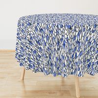 Feathers and Scales - Blue - Large