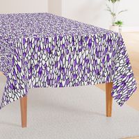 Feathers and Scales - Purple - Large