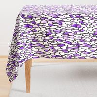 Feathers and Scales - Purple - Large