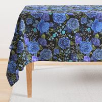 Moody Blue Floral