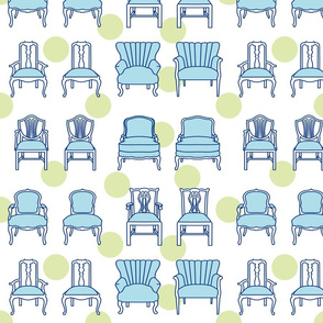 Chairs in Blue