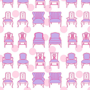 Chairs in Pink