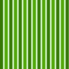 Sweet Lime Pie Stripes (#2) - Narrow Sweet Meadow Mist Ribbons with Tangy Lime and Lime Shadows