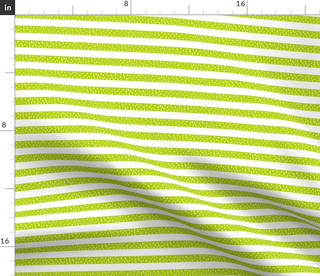 Lime Green Grass Stripes