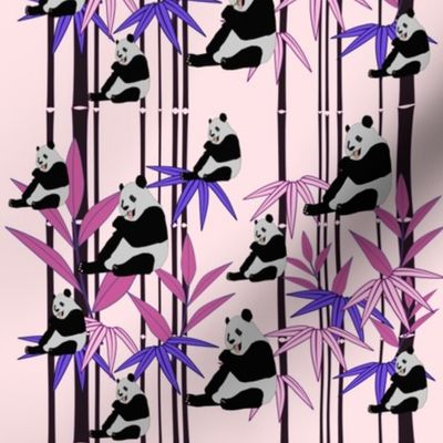 Bamboo Pandas - Pink 