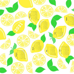 Calendar Tea Towel 2021  The Lemon Business 