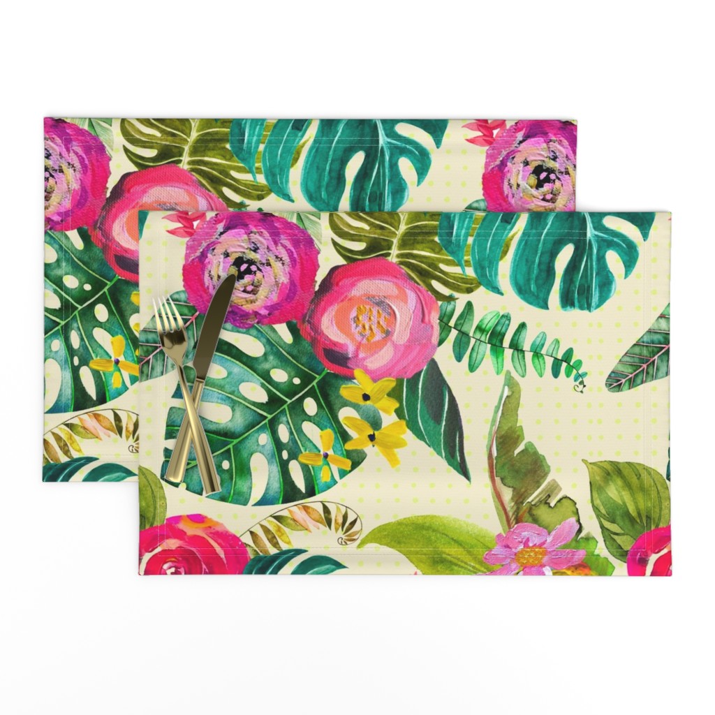 Boho Tropical Floral (Large) 