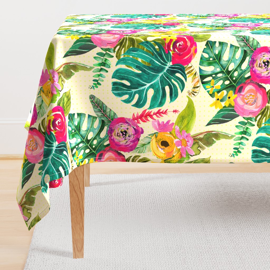 Boho Tropical Floral (Large) 