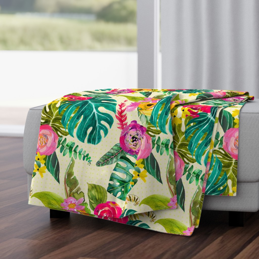 Boho Tropical Floral (Large) 