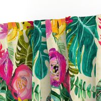 Boho Tropical Floral (Large) 