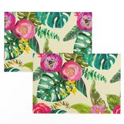 Boho Tropical Floral (Large) 