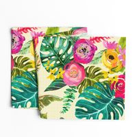 Boho Tropical Floral (Large) 