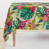 Boho Tropical Floral (Large) 