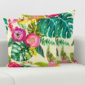 Boho Tropical Floral (Large) 