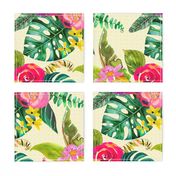 Boho Tropical Floral (Large) 