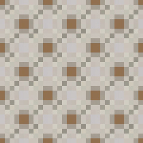 Brown Tone Mosaic Pattern 2