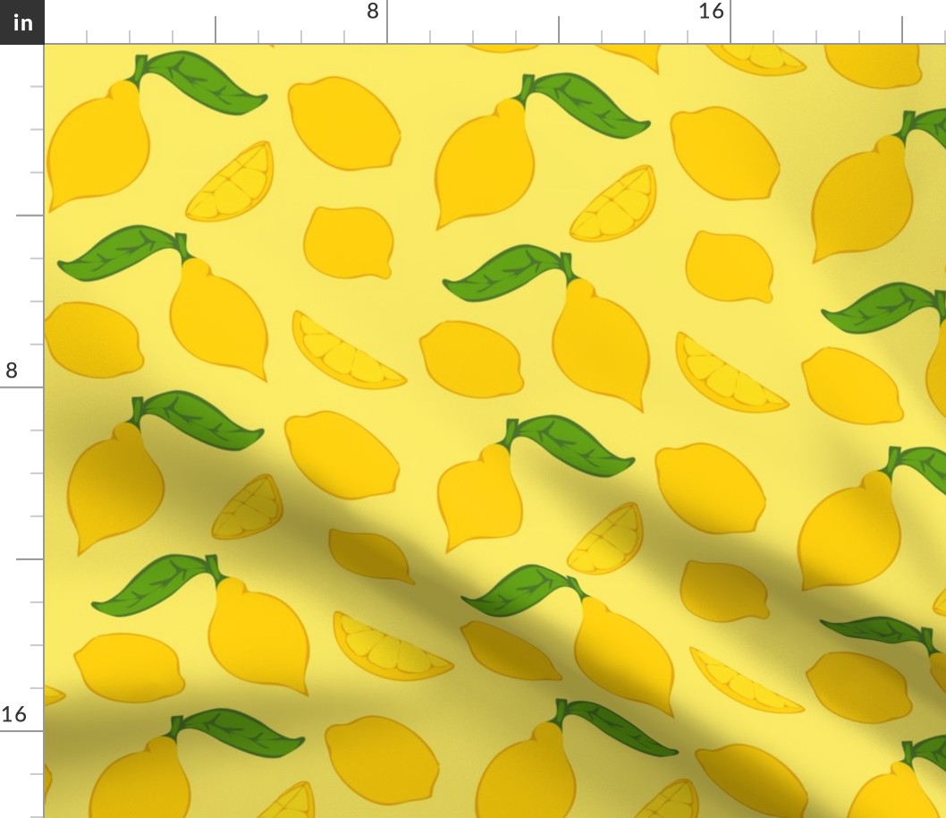 Meyer Lemons on Yellow