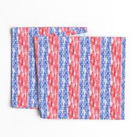 Stars and stripes - watercolor red and blue - LAD19