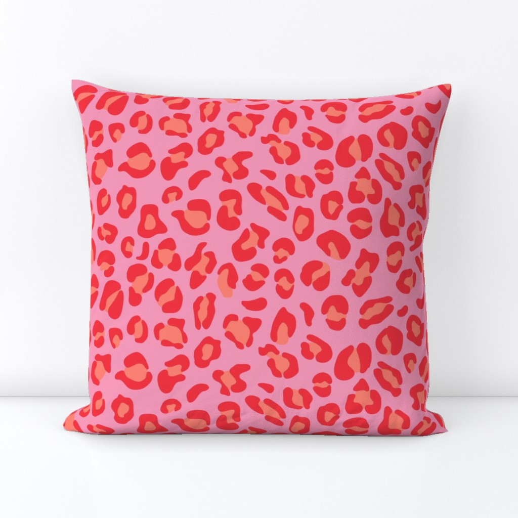 Leopard Spots Small (Pink, Red and Coral)