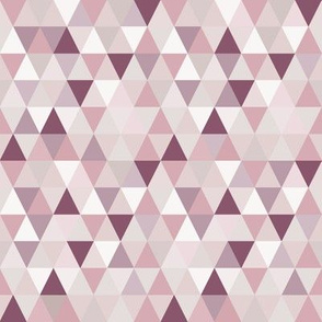 Rose, Purple, Neutral Small Triangles