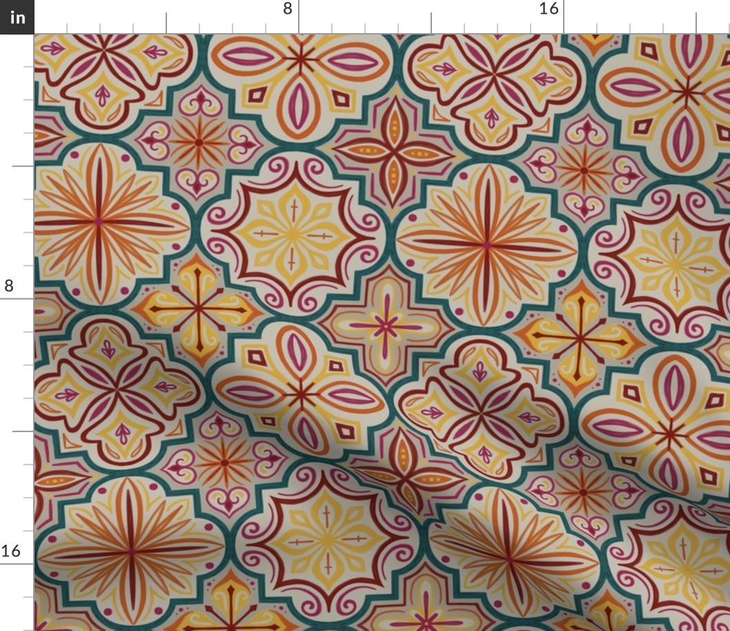 Colourful Boho Moroccan Tile