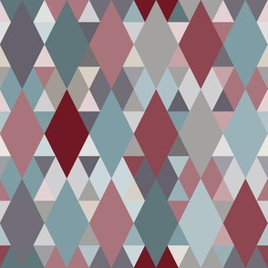 Red Teal Neutral Geometry III