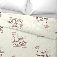 Top Hat Floursack 18" Pillow Panel | Cider Apple