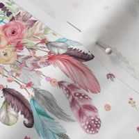 Dream Catchers w/ Feathers + Flowers, MEDIUM Scale