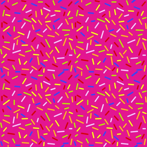 Ice Cream Sprinkles Pink - Half Size