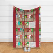 A Holiday Advent Calendar Bunting