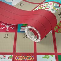 A Holiday Advent Calendar Bunting