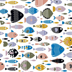 the new nautical - all the fish in the sea