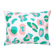 Leopard Spots Large (Minty Green and Pink)