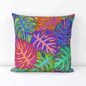 bold and beautiful tropical leaves