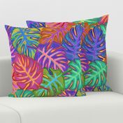 bold and beautiful tropical leaves