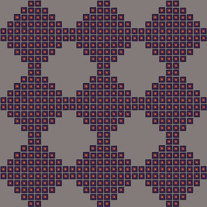 Purple AZTEC Geometric