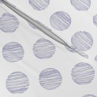 the new nautical doodle polka dot- white sweet lavender